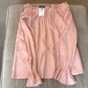 Pink off the shoulder women’s top